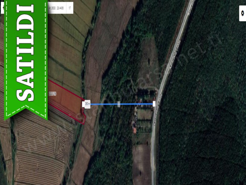Çatalca Çiftlikköyde Satılık Arsa , 365 M2 Çaplı Yolu Var