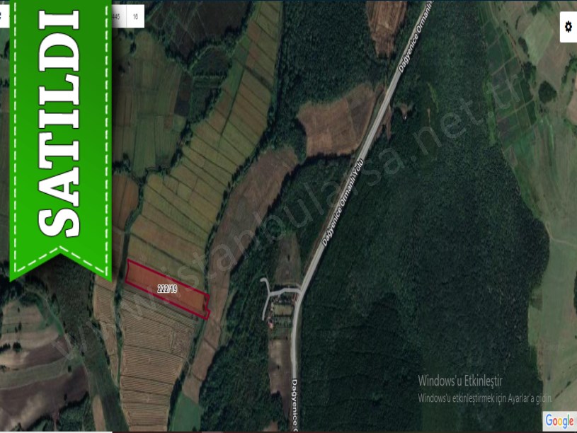 Çatalca Çiftlikköyde Satılık Arsa , 365 M2 Çaplı Yolu Var
