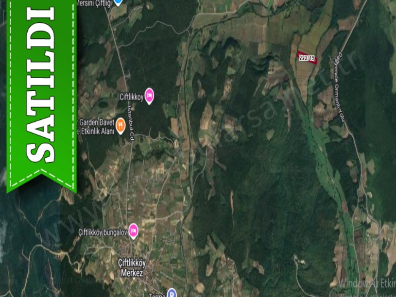Çatalca Çiftlikköyde Satılık Arsa , 365 M2 Çaplı Yolu Var