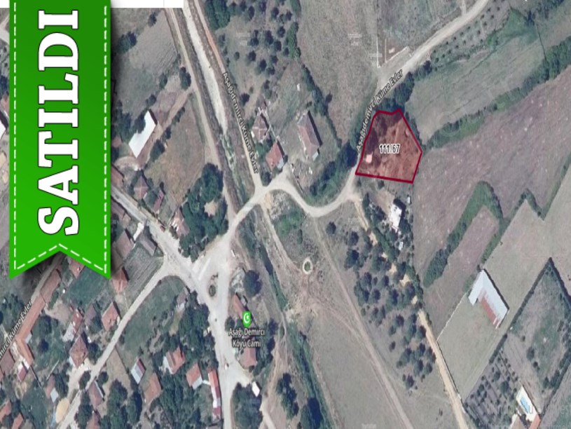 Çanakkale Biga Aşağıdemirci Köyü Satılık Arsa , 1,498 m2 Yolu Var Müstakil Evlere Yakın