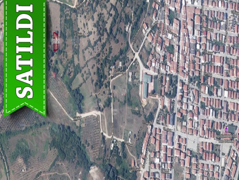 Çanakkale Biga Cumhuriyet Mah, Satılık Tarla , 799 m2 Müstakil Yolu Var