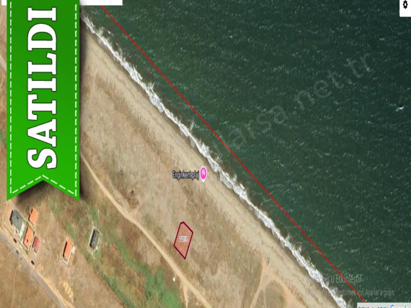 Çanakkale Biga Çeşmealtı Köyü Satılık Arsa , 447 m2 Denize Sıfır Müstakil