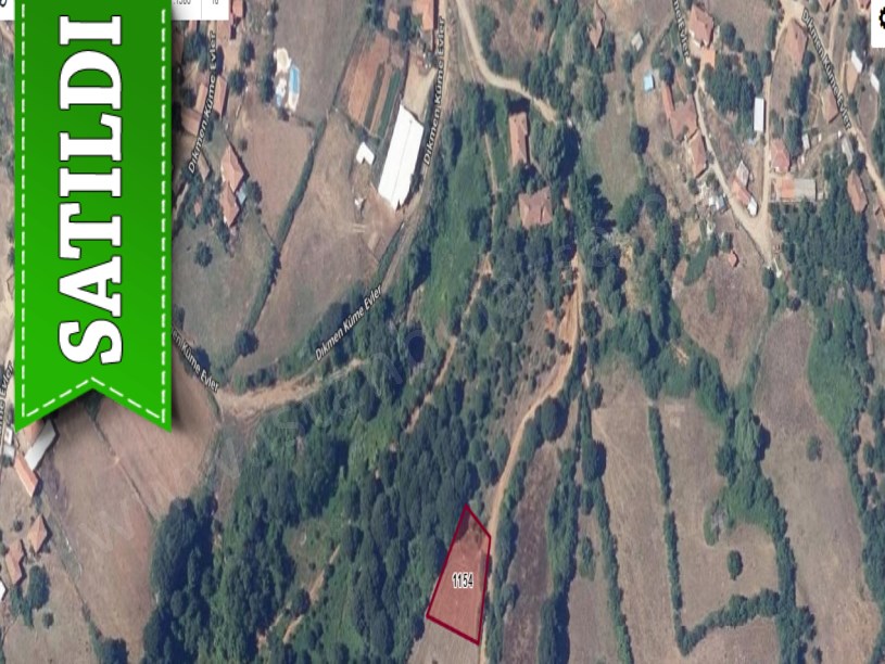 Çanakkale Biga Dikmen Köyü Satılık Arsa , 1000 m2 Köy İçi Yolu Var