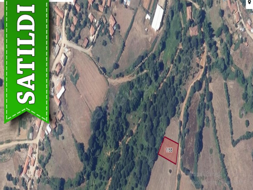 Çanakkale Biga Dikmen Köyü Satılık Arsa , 1000 M2 Köy İçi Yolu Var