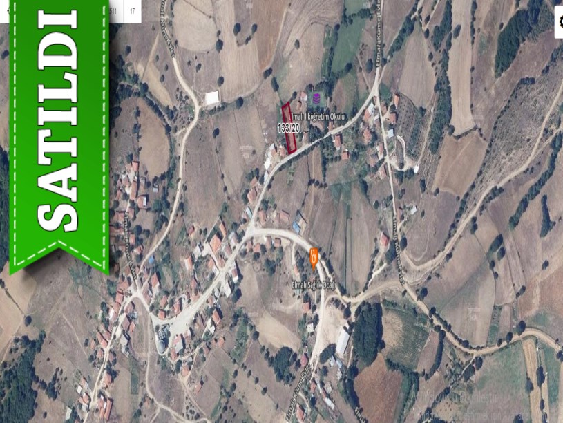 Çanakkale Biga Elmalı Köyü Satılık Arsa , 796 m2 Müstakil Köy İçi Yola Cephe