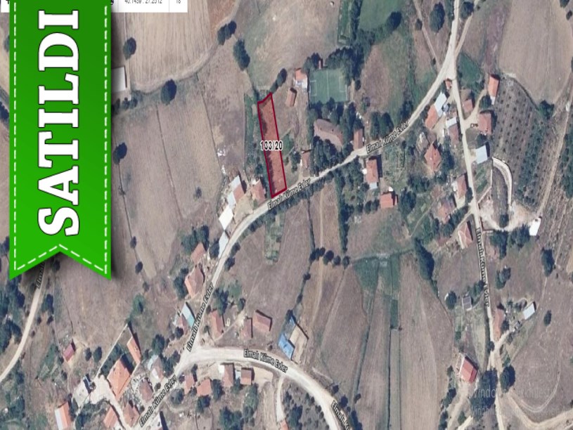 Çanakkale Biga Elmalı Köyü Satılık Arsa , 796 m2 Müstakil Köy İçi Yola Cephe