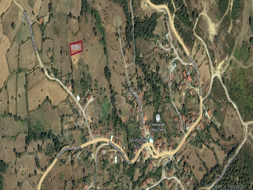 Çanakkale Biga Yenimahalle Köyü Satılık Arsa , 1,118 m2 Evlerin Yakını MüstakilEv