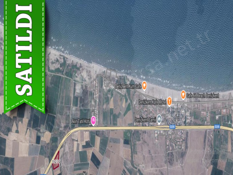 Çanakkale Biga Kepekli Köyü Satılık Arsa , 250 m2 Otobana Cephe Hisseli