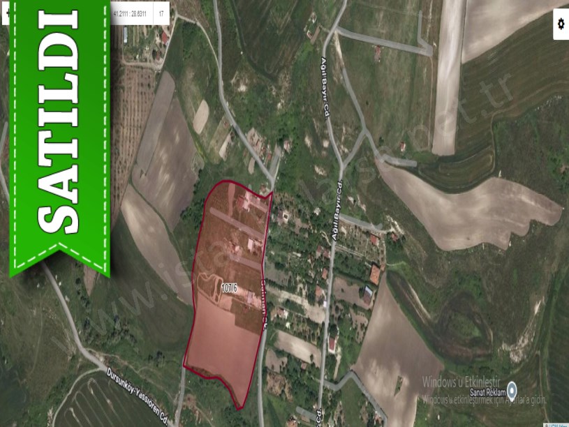 Arnavutköy Dursunköyde Satılık Arsa , 387 m2 Evlerin Yakını Yolu Var