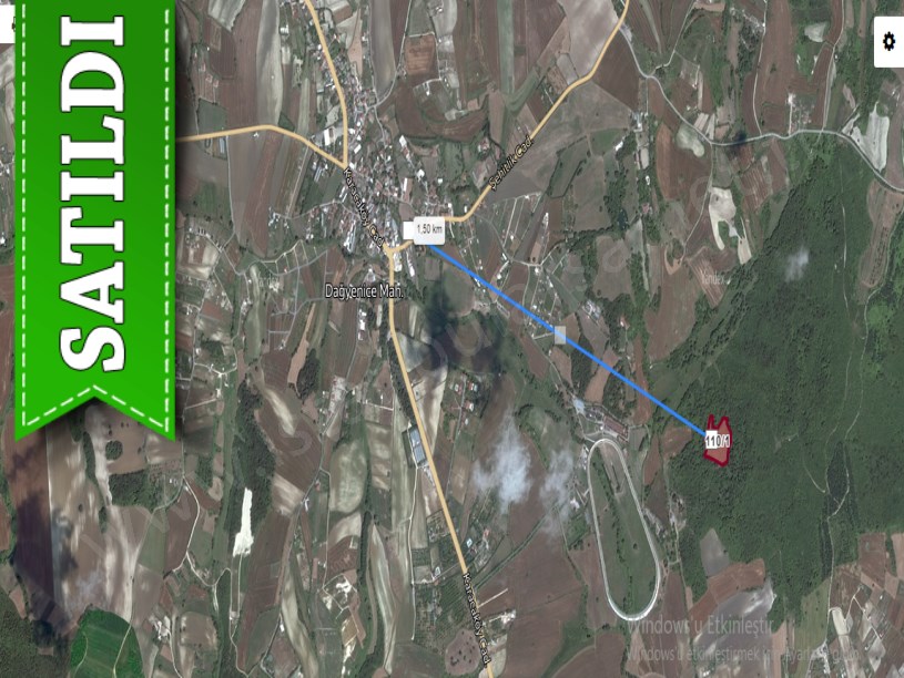 Çatalca Dağyenicede Satılık  Arsa , 750 M2 Yolu Var Orman İçi Hisseli