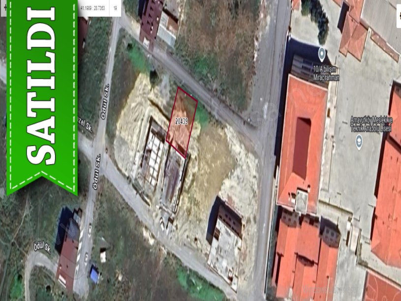  Arnavutköy NeneHatun Mah. Satılık Arsa , 360 M2 Müstakil 3 Kat İmarlı 