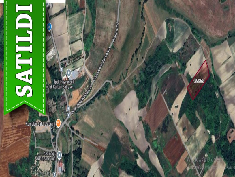 Arnavutköy Dursunköyde Satılık Arsa , 203 M2 Evlerin Yakını Yolu Var