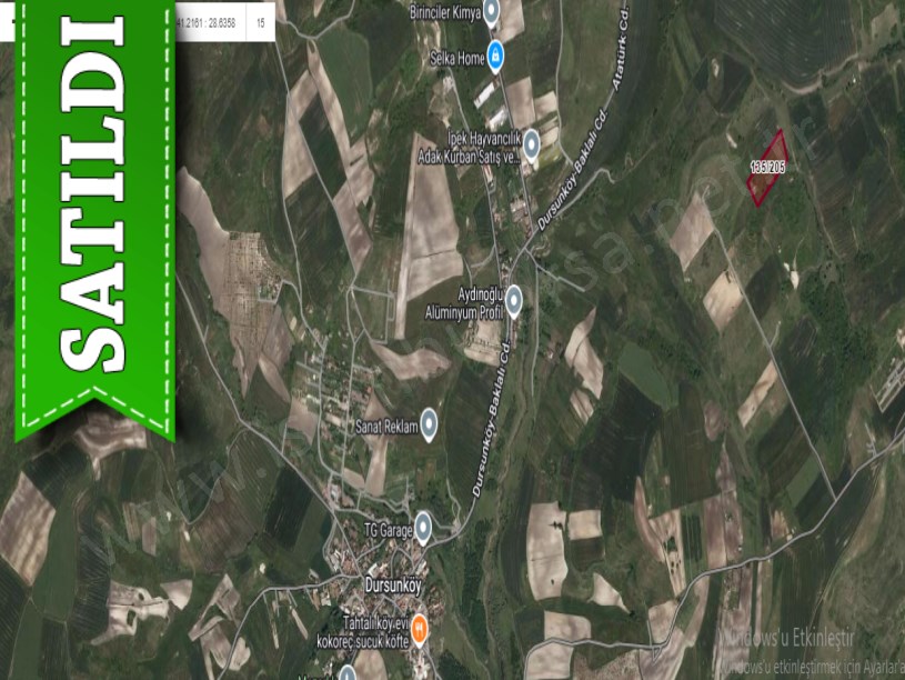 Arnavutköy Dursunköyde Satılık Arsa , 203 M2 Evlerin Yakını Yolu Var