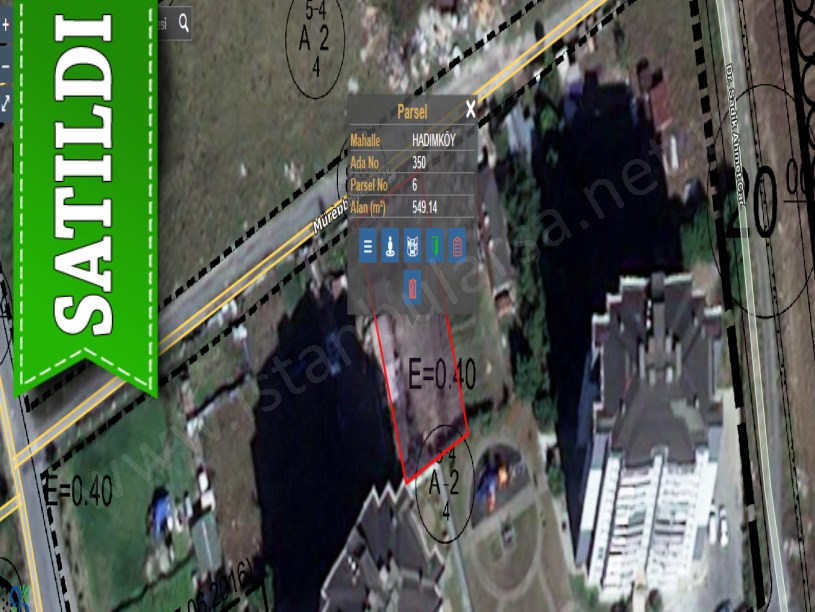 Arnavutköy Hadımköyde Satılık Arsa , 550 m2 2 Kat İmarlı Müstakil