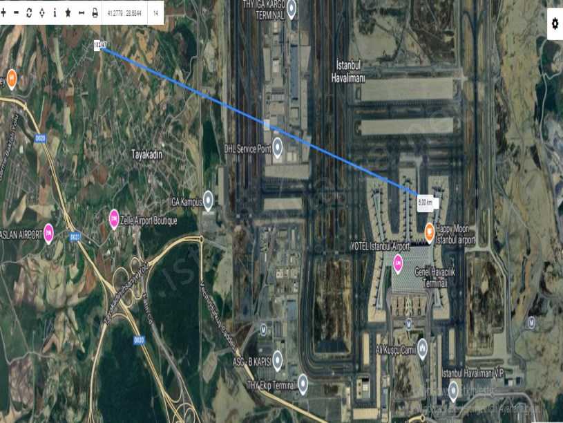 Arnavutköy Tayakadın Satılık Arsa , 565 M2 Tek Tapu 