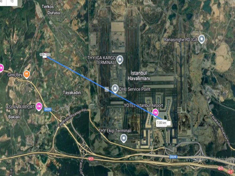 Arnavutköy Tayakadın Satılık Arsa , 418 M2 Çevrili Hisseli Yolu Var