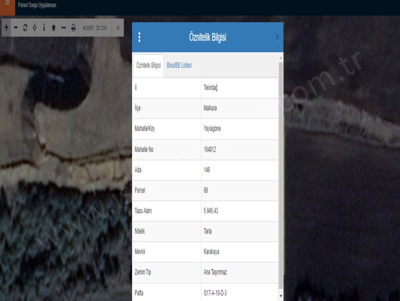 Tekirdağ Malkara Yaylagöne Mah , Satılık Tarla , 5,945 m2 Tek Tapu Köy Yoluna Cephe