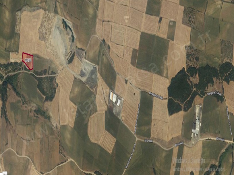 Tekirdağ Malkara Yaylagöne Mah , Satılık Tarla , 5,945 m2 Tek Tapu Köy Yoluna Cephe