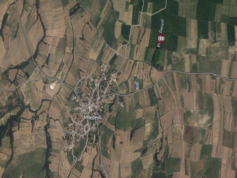 Tekirdağ Hayrabolu Hedeylide Satılık Tarla , 4,500 m2 Tek Tapu Köy İçi