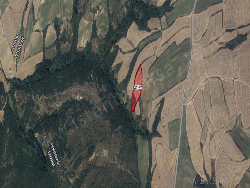 Tekirdağ Hayrabolu Kabahöyük Mah, Satılık Tarla , 10,721 m2 Tek Tapu 