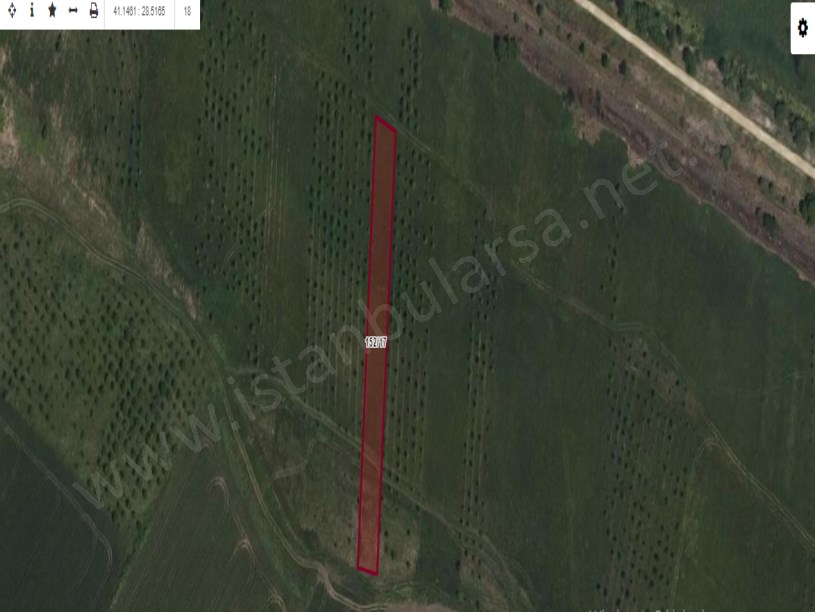 Çatalca İzzettinde Satılık Arsa , 255 M2 Hisseli Yolu var 