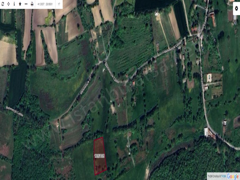Arnavutköy Balabanda Satılık Arsa , 119 M2 Hisseli Evlerin Yakını
