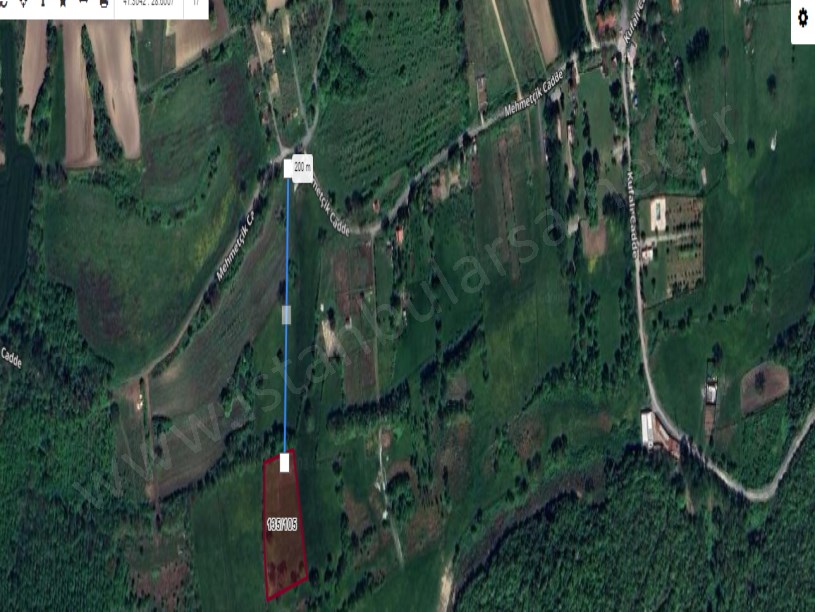 Arnavutköy Balabanda Satılık Arsa , 119 M2 Hisseli Evlerin Yakını