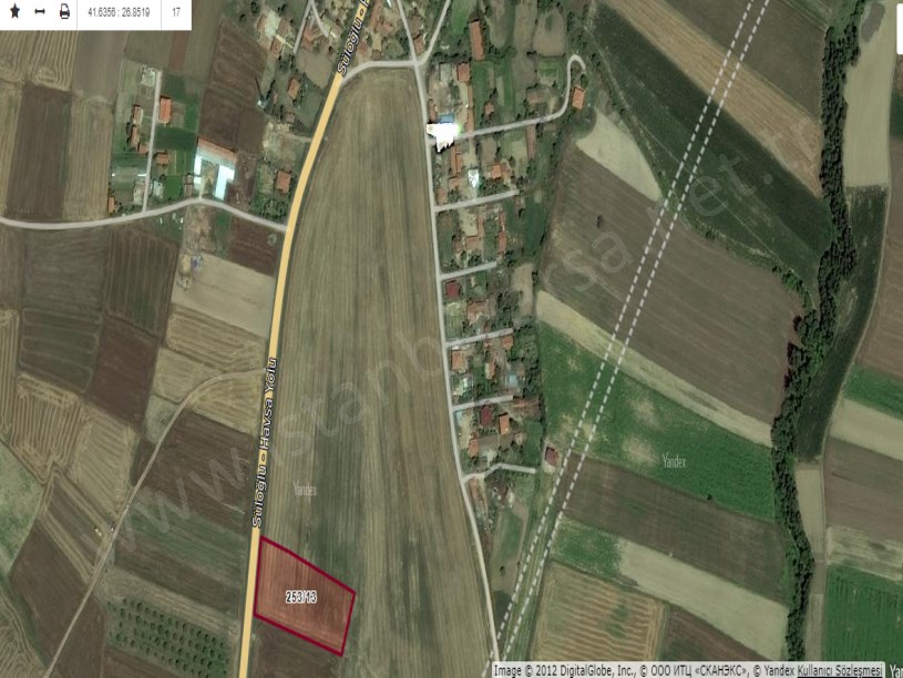Edirne Havsa Hasköy Satılık Tarla , 5,575 M2 Müstakil Otoyola Cephe 