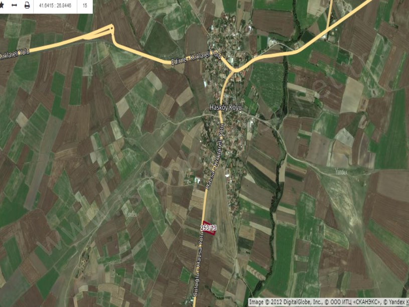 Edirne Havsa Hasköy Satılık Tarla , 5,575 M2 Müstakil Otoyola Cephe 