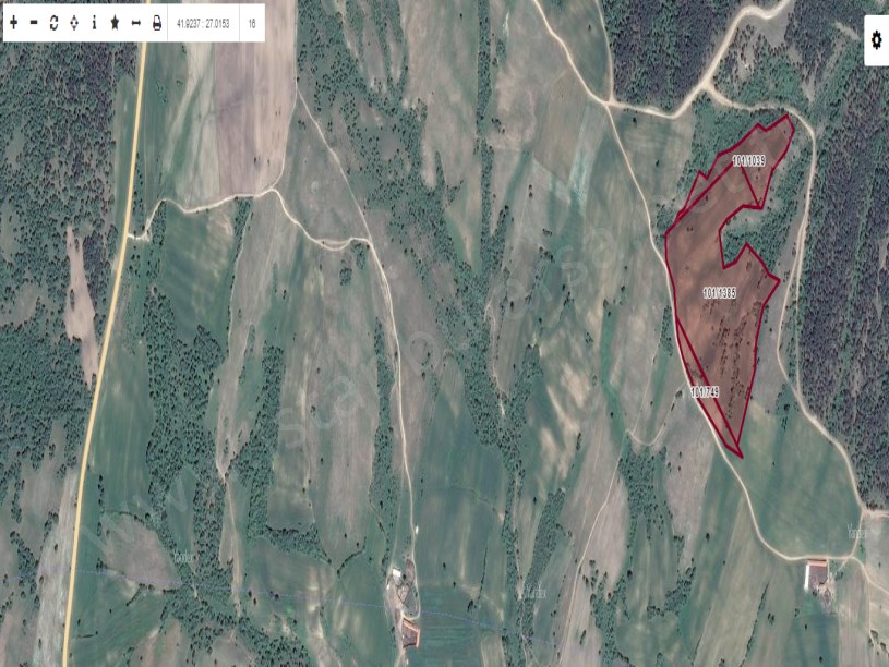 Kırklareli Merkez Karahamza Köyü Satılık Tarla , 79,700 M2 Müstakil Yolu Var