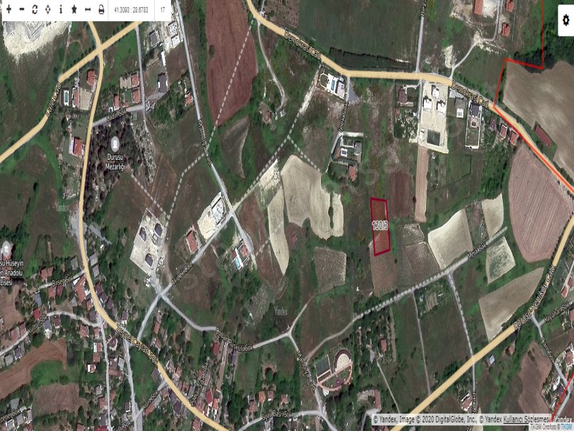 Arnavutköy Durusu Mah  Satılık Arsa , 2 ,007 M2 Müstakil Cadde Cephe