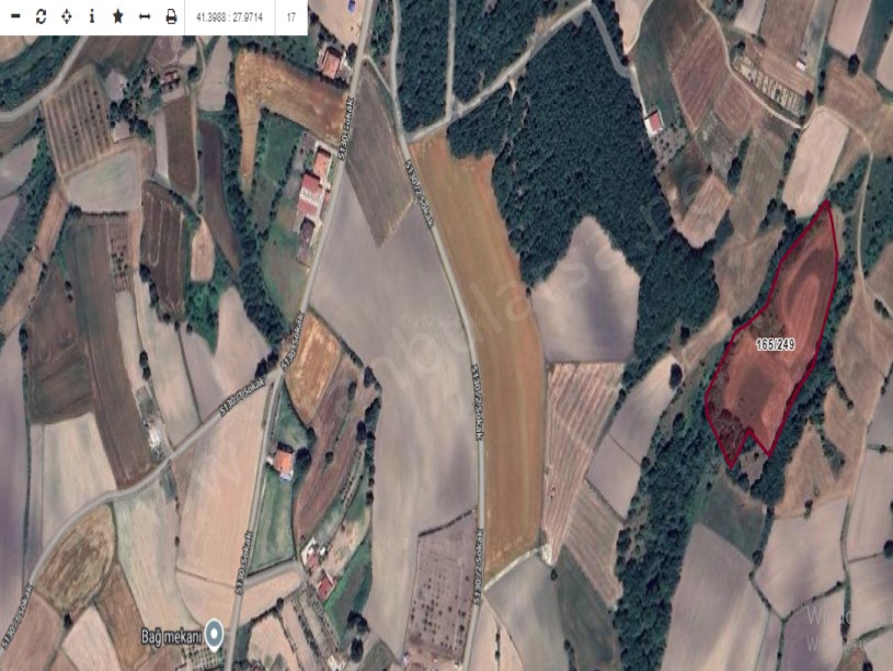 Tekirdağ Saray Küçükyoncalı Mah , Satılık Tarla , 12,242 M2 Müstakil Yolu Var Evlerin Yakını