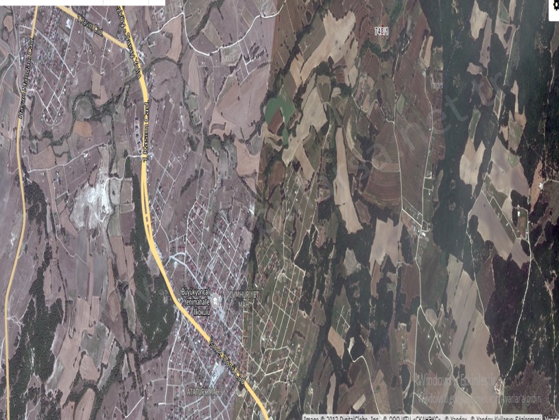 Tekirdağ Saray Büyükyoncalı Mah Satılık Arsa , 468 m2 Tek Tapu Yolu Var Evlerin Yakını
