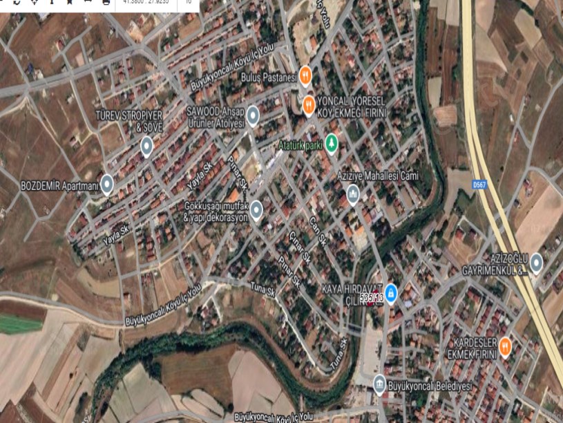 Tekirdağ Saray Bozoba Mah , Satılık Arsa , 532 m2 Merkezde Müstakil İmarlı