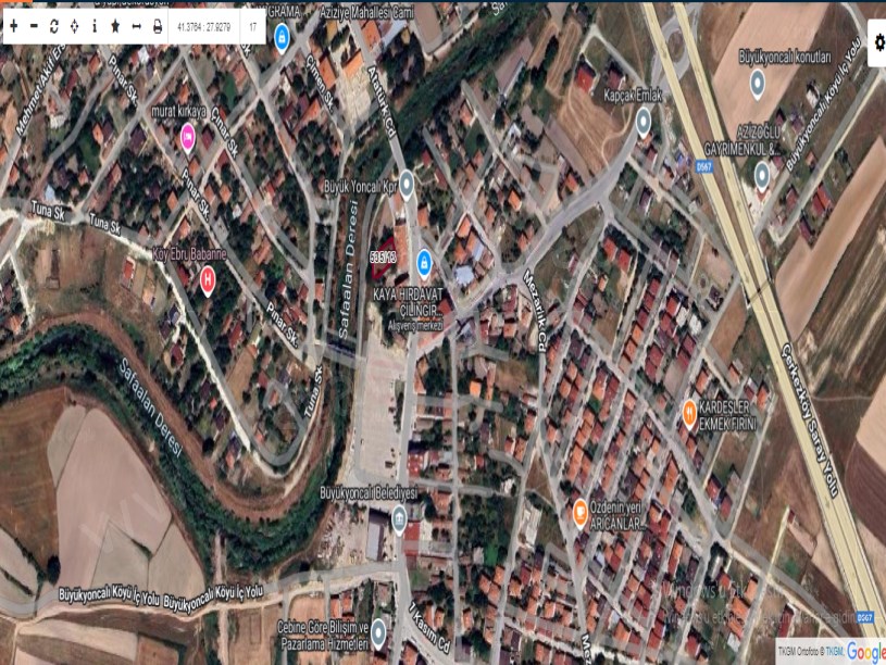 Tekirdağ Saray Bozoba Mah , Satılık Arsa , 532 m2 Merkezde Müstakil İmarlı