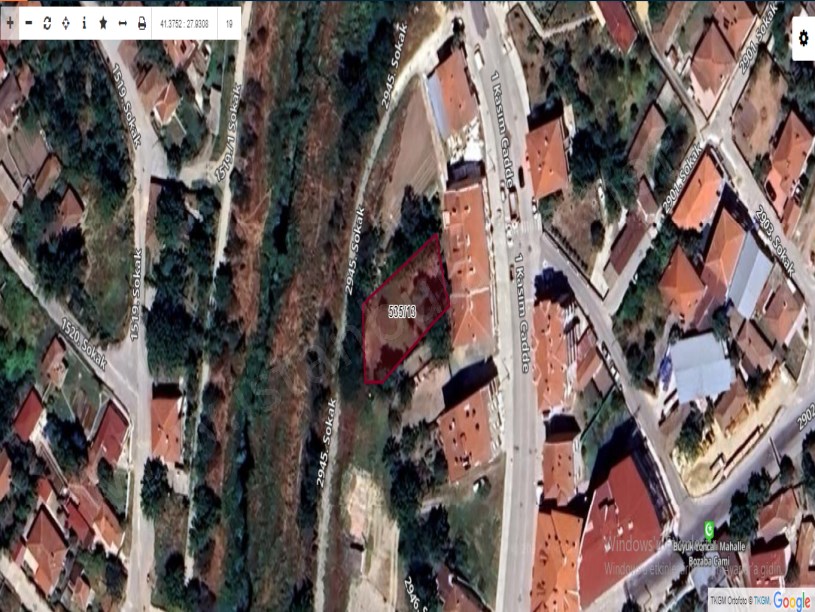 Tekirdağ Saray Bozoba Mah , Satılık Arsa , 532 m2 Merkezde Müstakil İmarlı