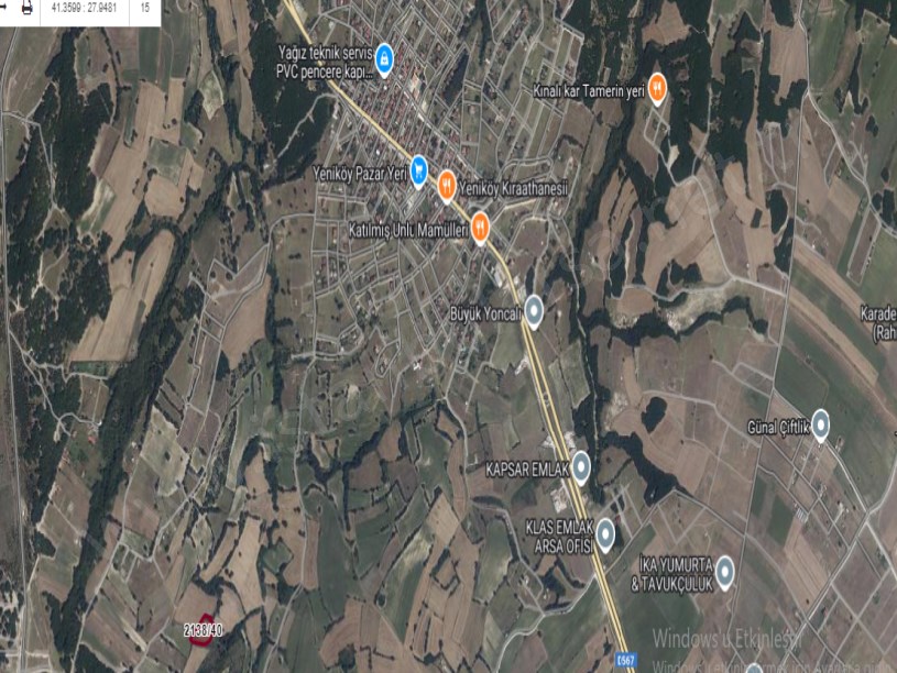Tekirdağ Saray Bozoba Mah , Satılık Tarla , 5,028 m2 Müstakil Yolu Var