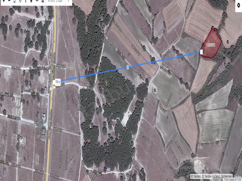 Tekirdağ Saray Bozoba Mah , Satılık Tarla , 5,028 m2 Müstakil Yolu Var