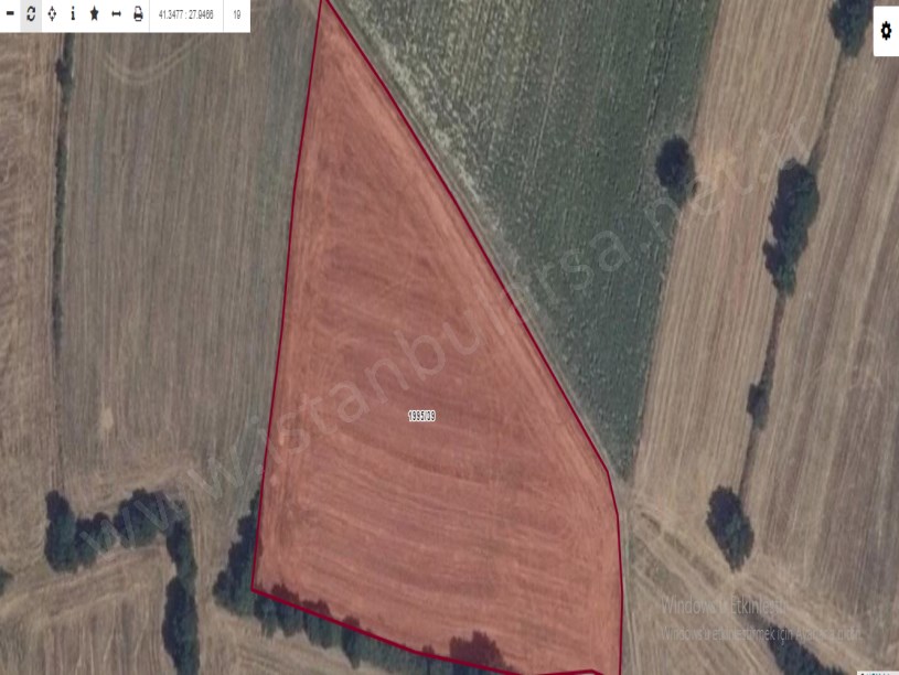 Tekirdağ Saray Atatürk Mah , Satılık Arsa , 944 m2 Hisseli Yolu Var 