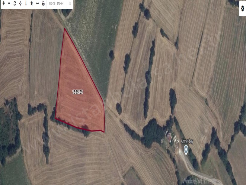 Tekirdağ Saray Atatürk Mah , Satılık Arsa , 944 m2 Hisseli Yolu Var 
