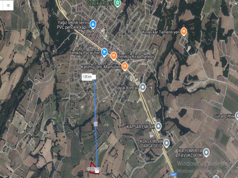 Tekirdağ Saray Atatürk Mah , Satılık Arsa , 944 m2 Hisseli Yolu Var 