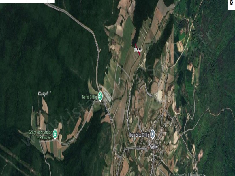 Çatalca Yazlıkköyde Satılık Tarla , 837 m2 Müstakil Yolu Var
