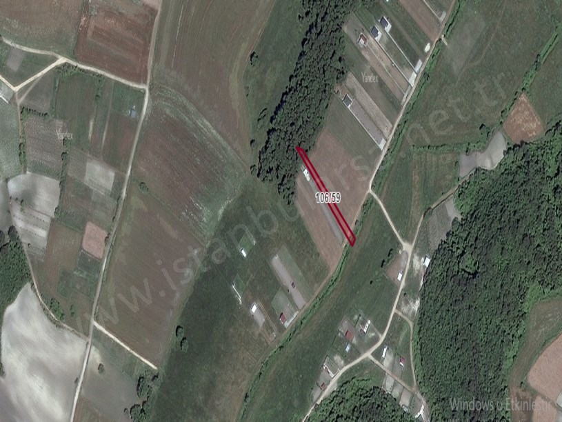 Çatalca Yazlıkköyde Satılık Tarla , 863 M2 Evlerin Yakını Müstakil