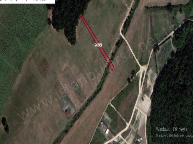 Çatalca Yazlıkköyde Satılık Tarla , 686 m2 Tek Tapu Yolu Var Evlerin Yakını