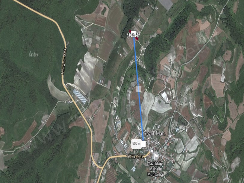 Çatalca Yazlıkköyde Satılık Tarla ,  865 m2 Müstakil Yolu Var Evlerin Yakını