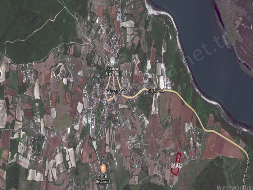 Arnavutköy Balabanda Satılık Arsa , 350 m2 Çevrili Hisseli Yolu Var 