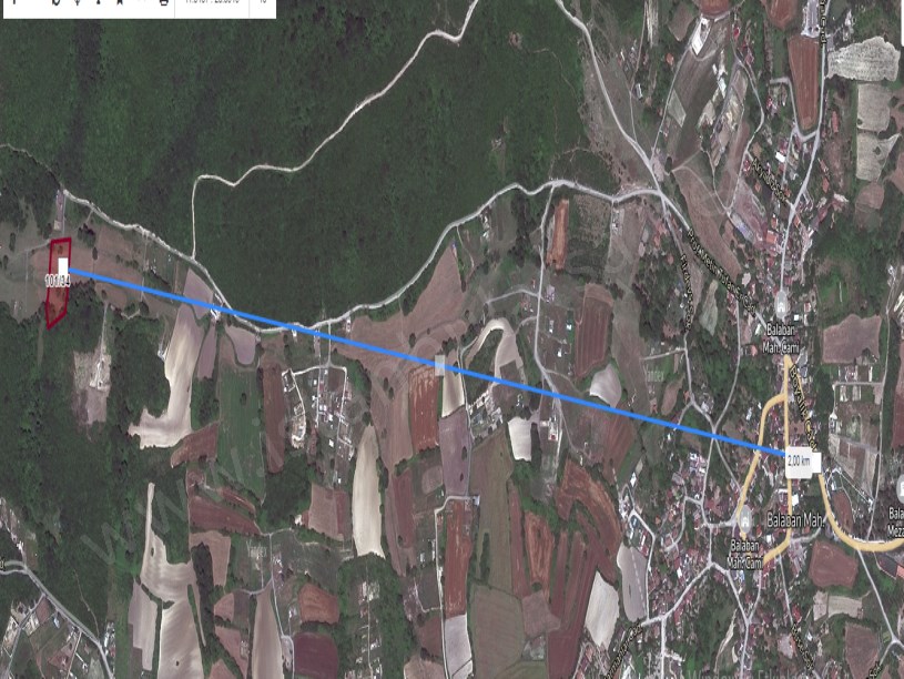 Arnavutköy Balabanda Satılık Arsa , 608 M2 Hisseli Yolu Var