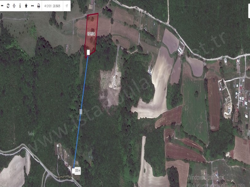 Arnavutköy Balabanda Satılık Arsa , 608 M2 Hisseli Yolu Var