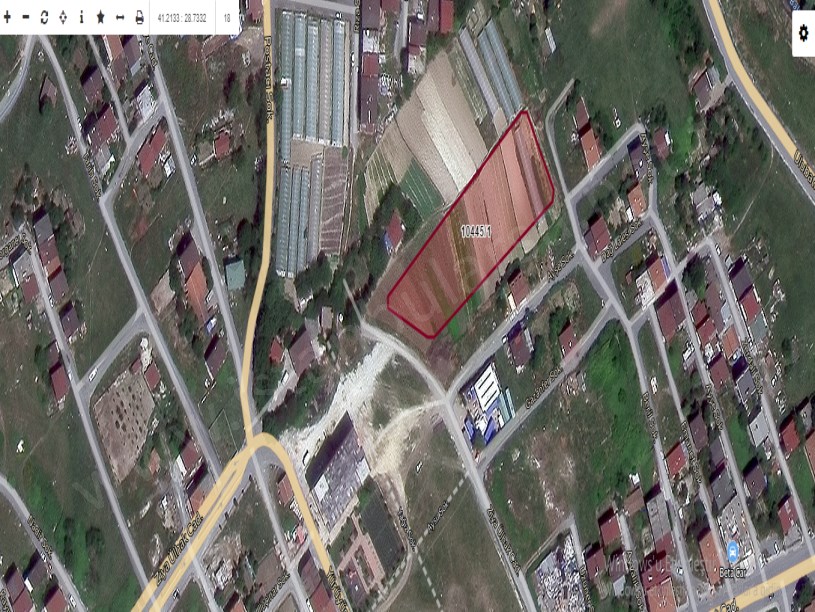 Arnavutköy İmrahorda Satılık Arsa , 3,113 M2 Cadde Cephe İmarlı Merkezde 