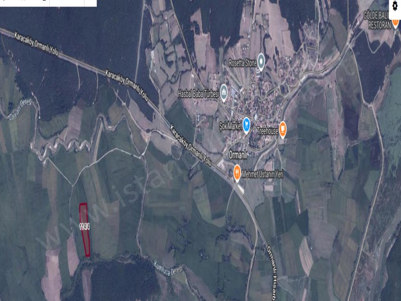 Çatalca Ormanlıda Satılık Arsa , 905 M2 Hisseli 